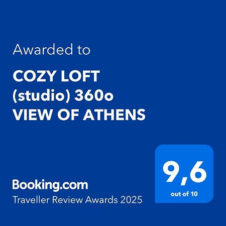 Apartamento Cozy Loft 360O View Of Atenas Exterior foto